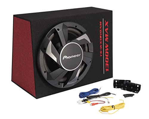 PIONEER TS-WX1210AM - Powerful 12-inch Active Subwoofer with Built-in Amplifier, 1300 Watts Peak Power, and Compact Design for Deep Bass PIONEER TS-WX1210AM - Powerful 12-inch Active Subwoofer with Built-in Amplifier, 1300 Watts Peak Power, and Compact Design for Deep Bass
